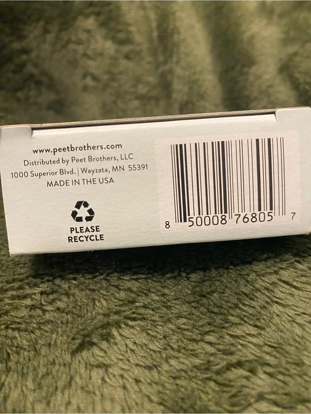 Peet Brothers Coconut & Vanilla Shea Butter Bath Bar - White & Teal Packaging